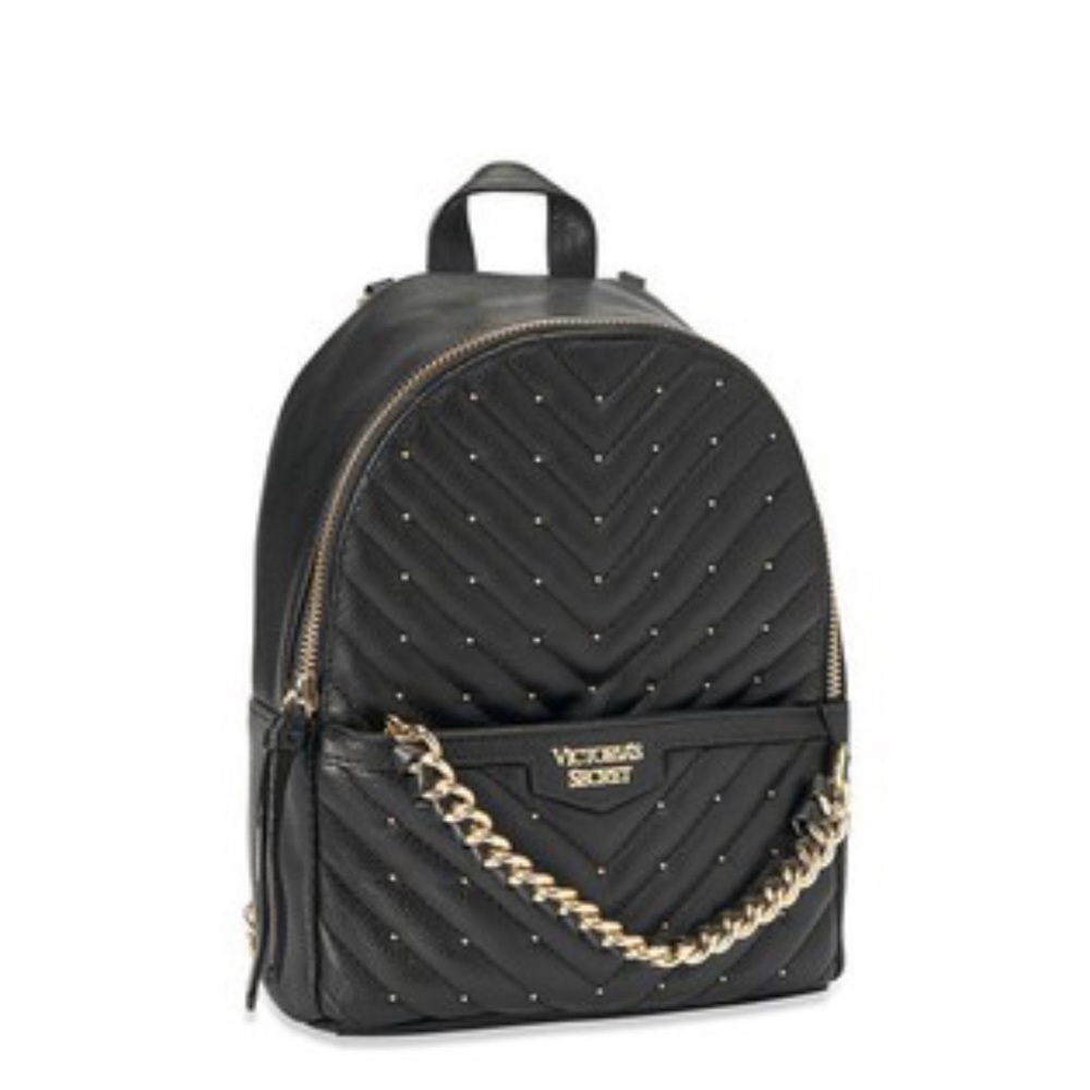 Victoria’s Secret studded v-quilt small Backpack